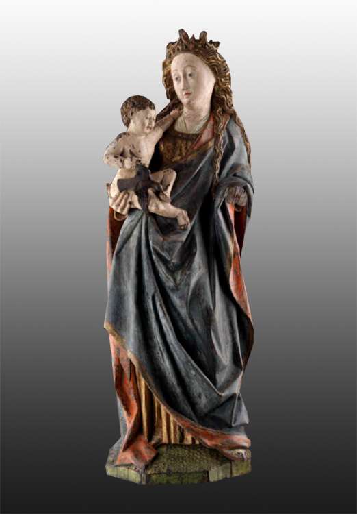 Renaissance Statue: Virgin and Child